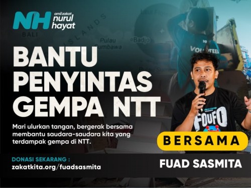 Fuad Sasmita Bantu Penyintas Gempa NTT